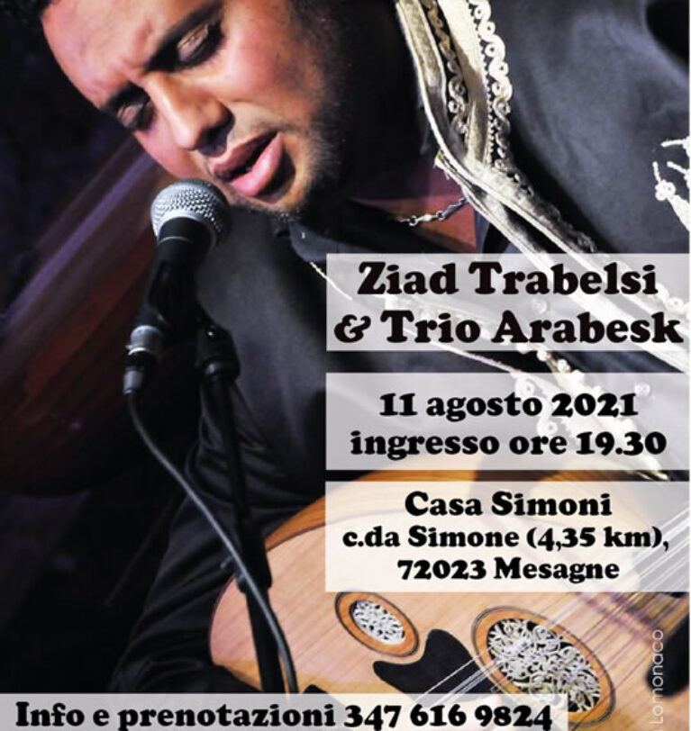Ziad Trabelsi & trio Arabesk – mercoledì 11 agosto